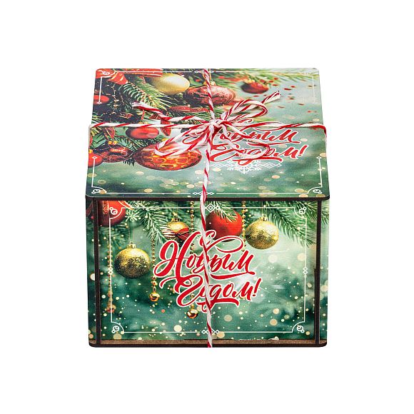 Сладкий новогодний подарок Зеленое Чудо (малая)