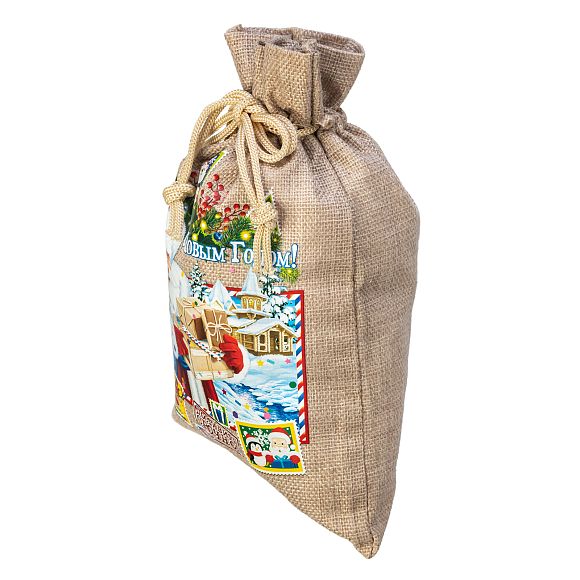 Сладкий новогодний подарок   Мешок Морозное утро