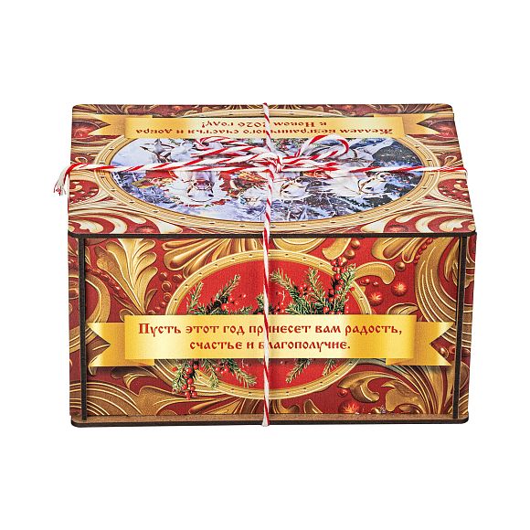 Сладкий новогодний подарок Золотые Узоры (малая)