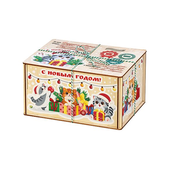 Сладкий новогодний подарок Котики